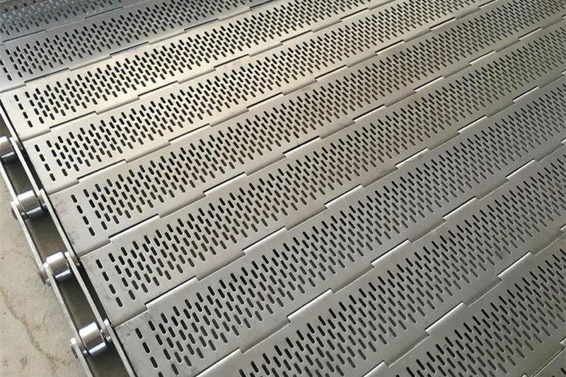 長條孔沖孔網(wǎng) 不銹鋼輸送機(jī)鏈板